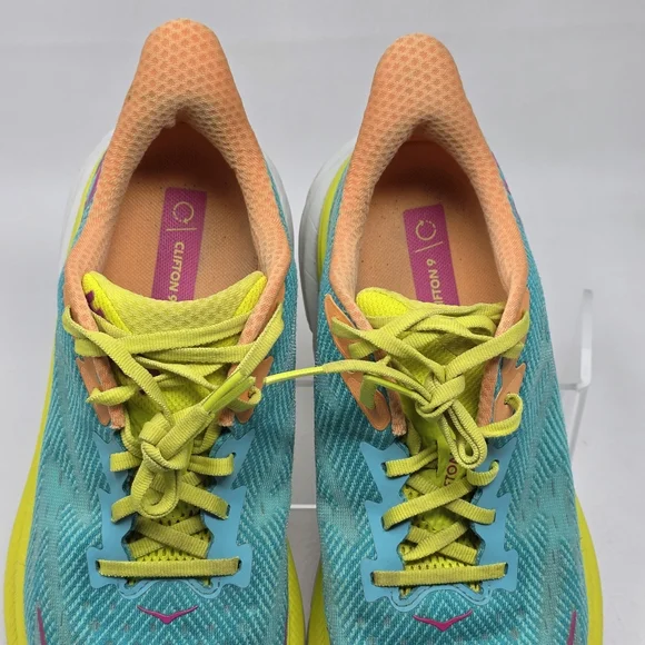 Hoka One One Clifton 9 Ceramic Evening Primrose Women's Size 10.5 B Pre-owned - Picture 8 of 11